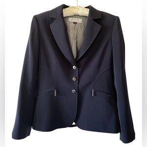Tahari Arthur S. Levine blazer navy size 4